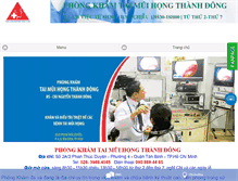 Tablet Screenshot of phongkhamtaimuihong.com